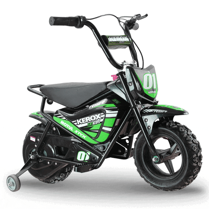 Pocket bike E-Fat Vert